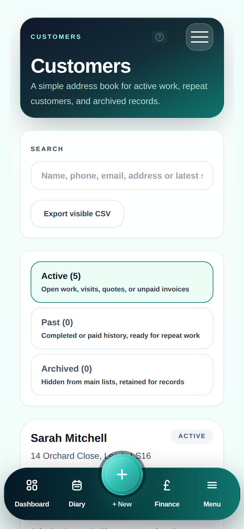 WhatsApp customer management for UK tradesmen — ProQuoter