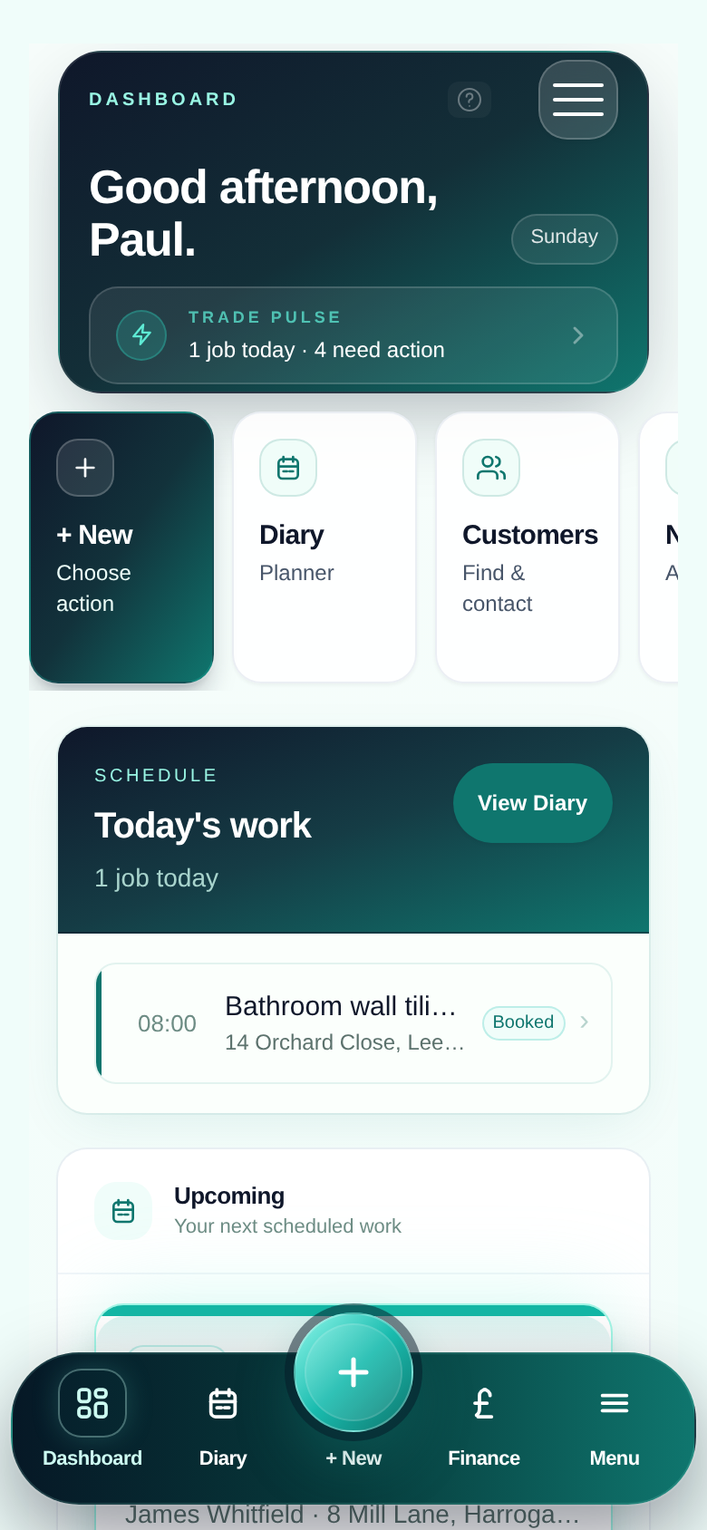 Pro Quoter mobile office for tradesmen